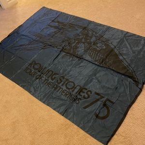 Vintage 1975 Rolling Stones flag